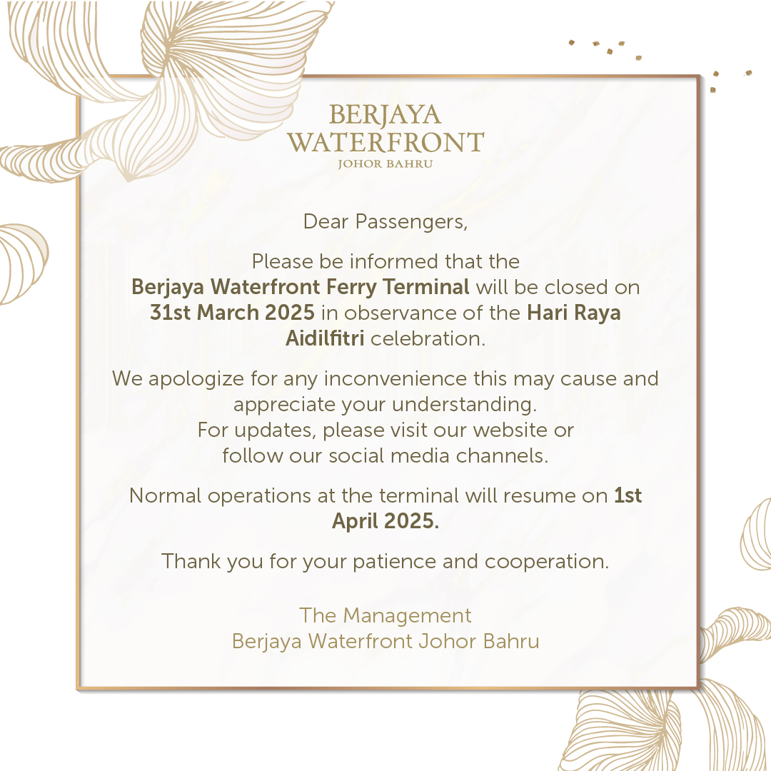  Ferry Terminal Closure Notice